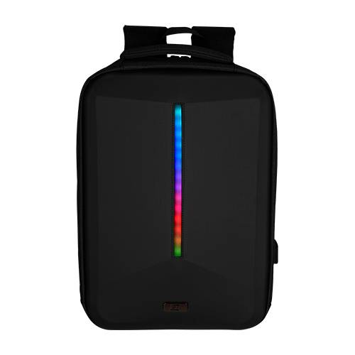 Mochila Start The Game Luz Rgb Configurable Por App 15.6 Usb Bp-500, Start The Game